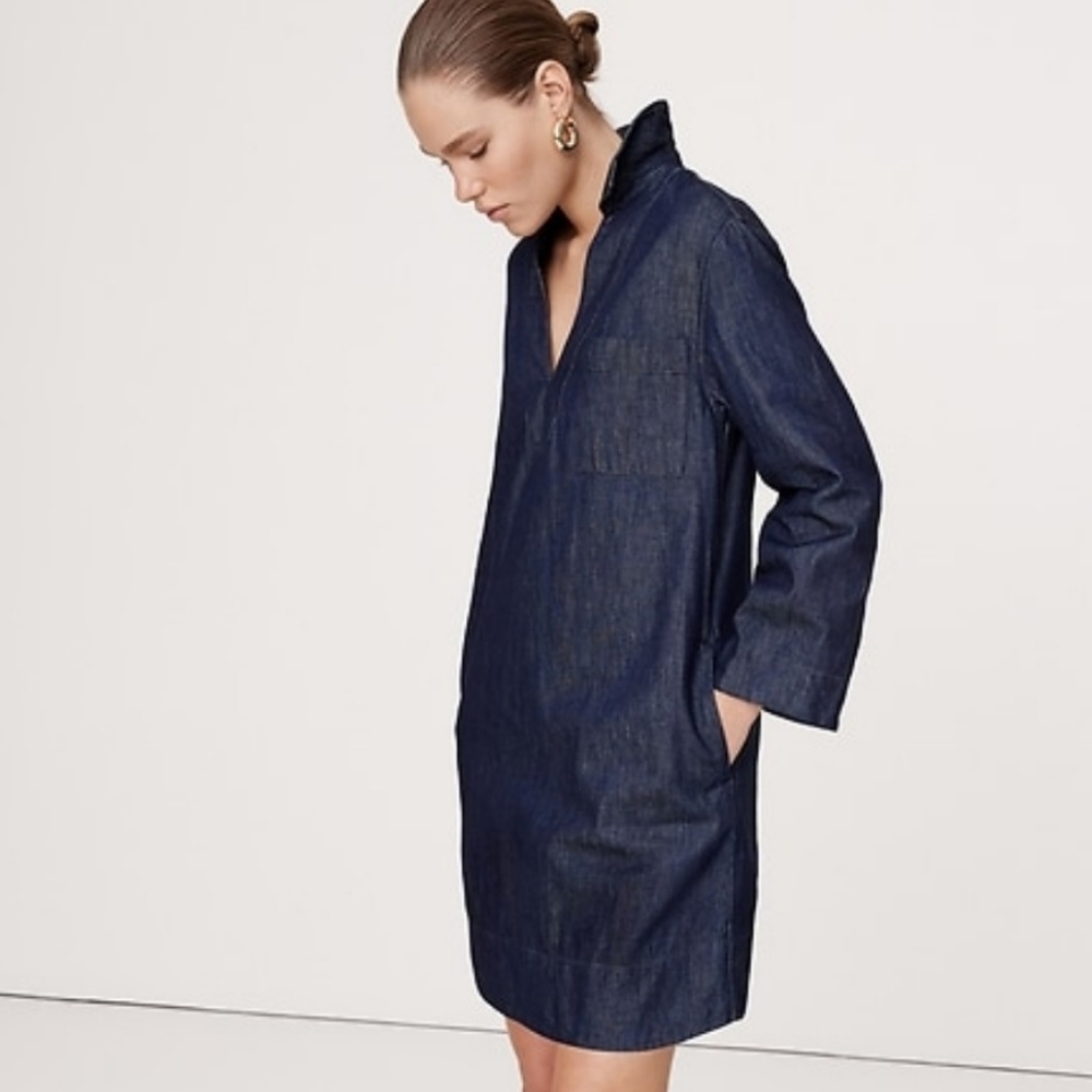 Banana Republic Denim Long Sleeve Dress